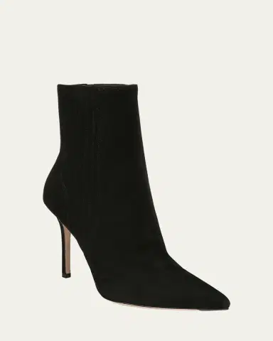 Veronica Beard 95mm Lisa Suede Stiletto Ankle Booties | Thumbnail 2