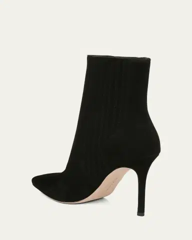 Veronica Beard 95mm Lisa Suede Stiletto Ankle Booties | Thumbnail 4