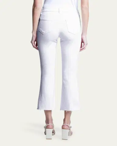 L'Agence Kendra High-Rise Crop Flare Jeans | Thumbnail 3 L'Agence Kendra High-Rise Crop Flare Jeans | Thumbnail 3