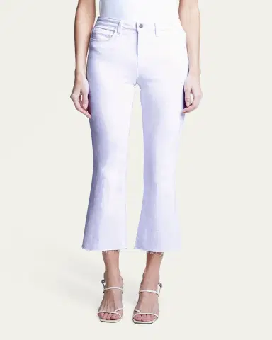 L'Agence Kendra High-Rise Crop Flare Jeans | Thumbnail 5 L'Agence Kendra High-Rise Crop Flare Jeans | Thumbnail 5