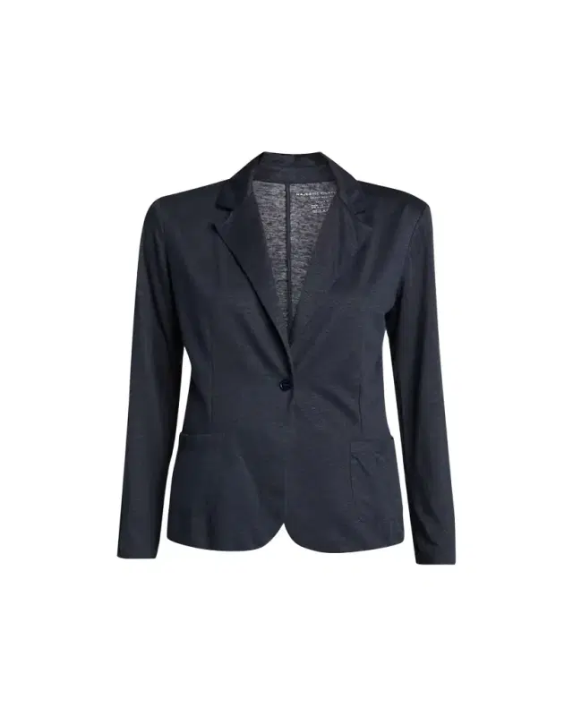 Majestic Filatures Stretch Linen One-Button Blazer