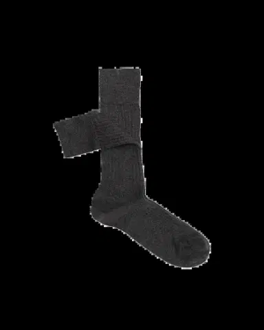 Sozzi Calze Men's Cashmere-Silk Crew Socks | Thumbnail 2 Sozzi Calze Men's Cashmere-Silk Crew Socks | Thumbnail 2