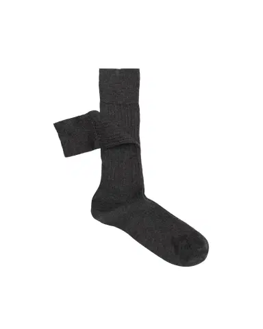 Sozzi Calze Men's Cashmere-Silk Crew Socks | Thumbnail 1 Sozzi Calze Men's Cashmere-Silk Crew Socks | Thumbnail 1