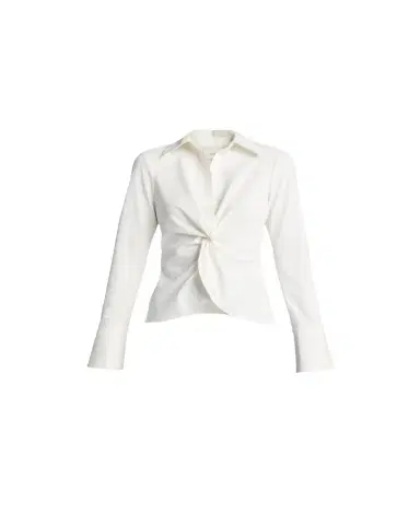 Cinq à Sept McKenna Long-Sleeve Collared Top | Thumbnail 1 Cinq à Sept McKenna Long-Sleeve Collared Top | Thumbnail 1