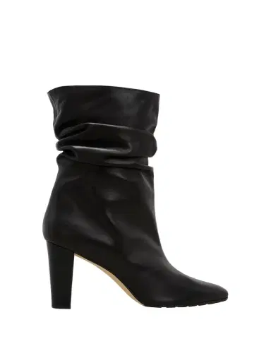 Manolo Blahnik Calasso Napa Slouchy Mid Booties | Thumbnail 1