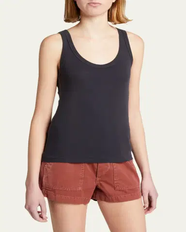 AMO Denim Scoop-Neck Layering Tank | Thumbnail 4