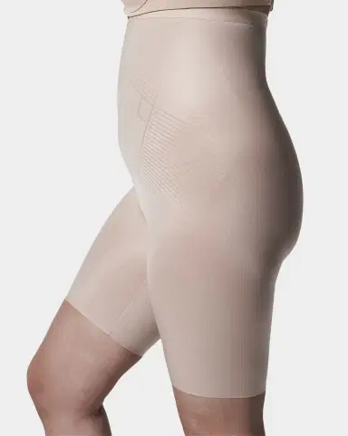 Spanx SPANXshape Invisible High-Waisted Mid-Thigh Shorts | Thumbnail 2 Spanx SPANXshape Invisible High-Waisted Mid-Thigh Shorts | Thumbnail 2