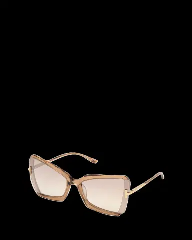 Tom Ford Gia Semi-Rimless Butterfly Sunglasses | Thumbnail 2