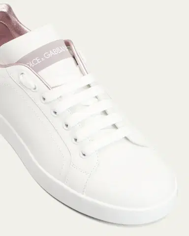 Dolce & Gabbana Portofino Bicolor Logo Low-Top Sneakers | Thumbnail 5 Dolce & Gabbana Portofino Bicolor Logo Low-Top Sneakers | Thumbnail 5