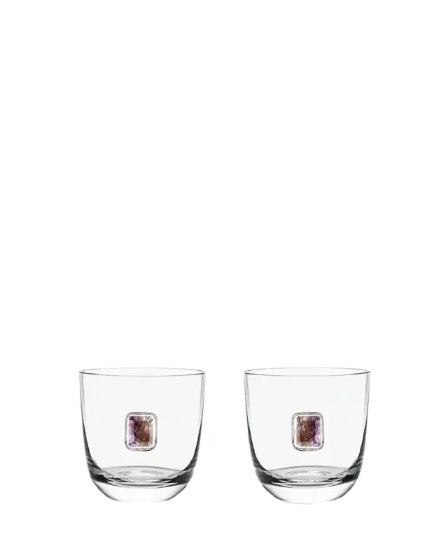ANNA New York Elevo Double Old-Fashioned Glasses, Set of 2