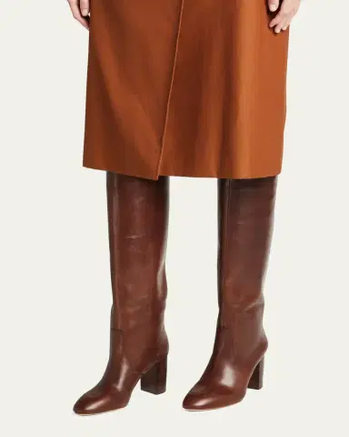 Loeffler Randall Goldy Leather Knee Boots | Thumbnail 2
