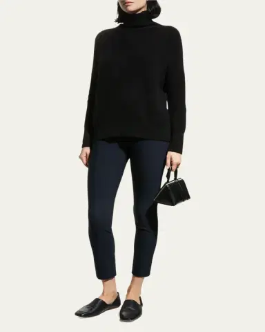 Vince Boiled Cashmere Turtleneck Pullover | Thumbnail 2