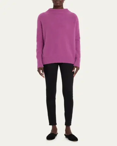 Vince Boiled Cashmere Turtleneck Pullover | Thumbnail 6