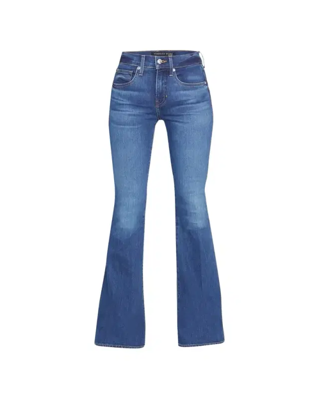 Veronica Beard Beverly High-Rise Skinny Flare Jeans