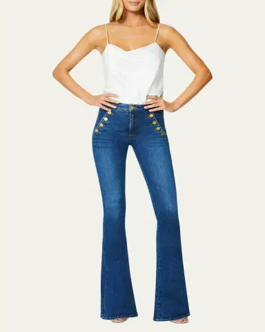 Ramy Brook Helena Mid-Rise Flare Jeans | Thumbnail 2