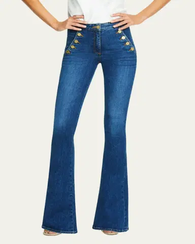 Ramy Brook Helena Mid-Rise Flare Jeans | Thumbnail 3