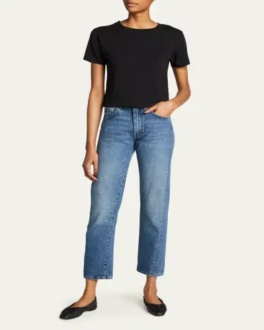 AMO Denim Babe Cropped Crewneck Tee | Thumbnail 2 AMO Denim Babe Cropped Crewneck Tee | Thumbnail 2