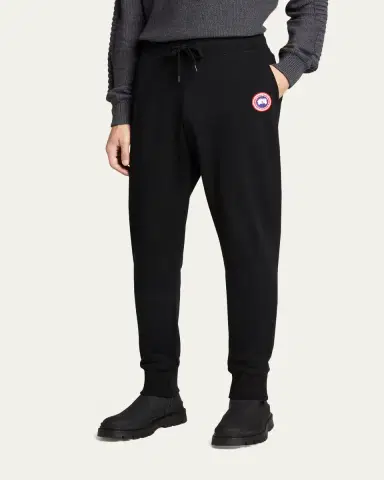 Canada Goose Men's Huron Logo-Patch Sweatpants | Thumbnail 4