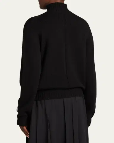 The Row Kensington High-Neck Cashmere Sweater | Thumbnail 3