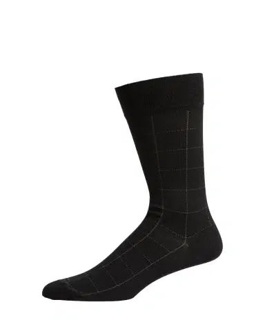 Marcoliani Men's Windowpane Mid-Calf Socks | Thumbnail 1 Marcoliani Men's Windowpane Mid-Calf Socks | Thumbnail 1