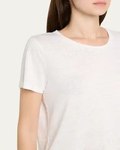 MAJESTIC FILATURES Short-Sleeve Semi-Relaxed Crewneck T-Shirt | Thumbnail 5