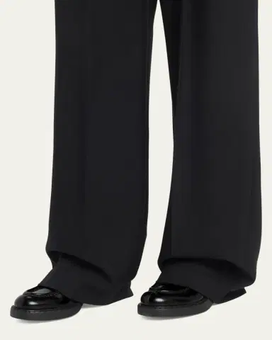 Prada Leather Triangle Logo Loafers | Thumbnail 2 Prada Leather Triangle Logo Loafers | Thumbnail 2