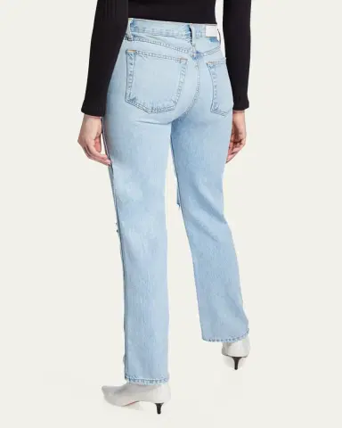 RE/DONE High-Rise Loose Rigid Straight-Leg Jeans | Thumbnail 2