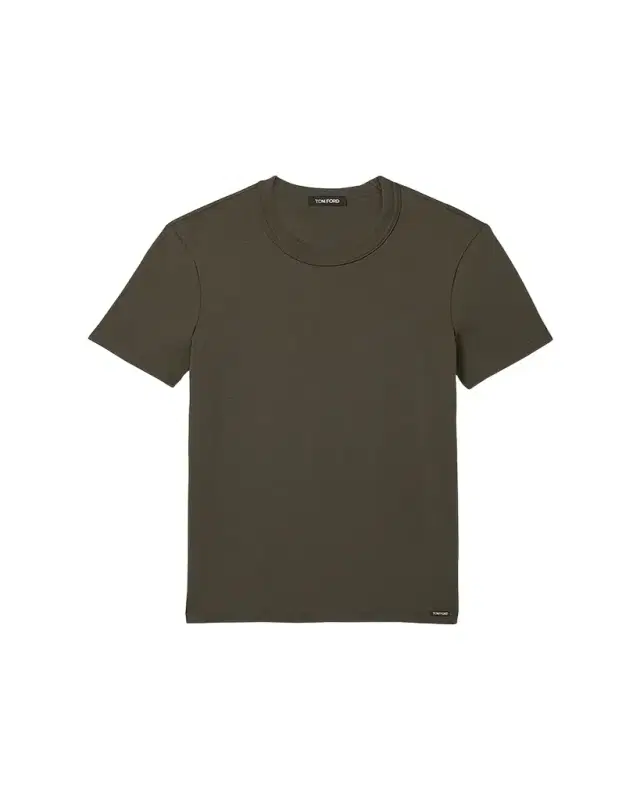 TOM FORD Men's Solid Stretch Jersey T-Shirt