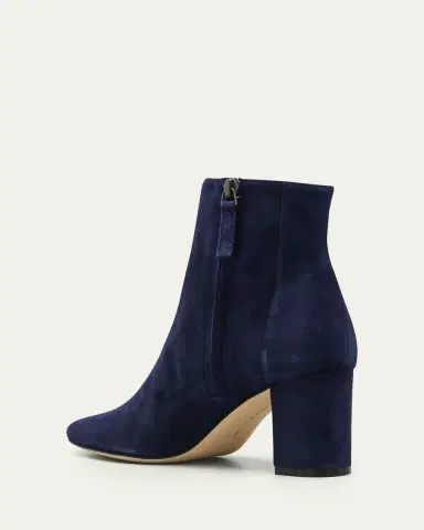 Manolo Blahnik Rosie Suede Zip Ankle Booties | Thumbnail 2