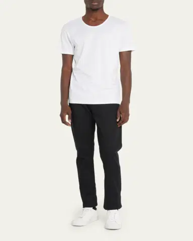 Zimmerli Men's Sea Island Scoop Neck T-Shirt | Thumbnail 3 Zimmerli Men's Sea Island Scoop Neck T-Shirt | Thumbnail 3