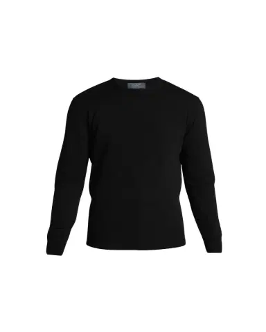 Bergdorf Goodman Men's Solid Cashmere Crewneck Sweater | Thumbnail 1