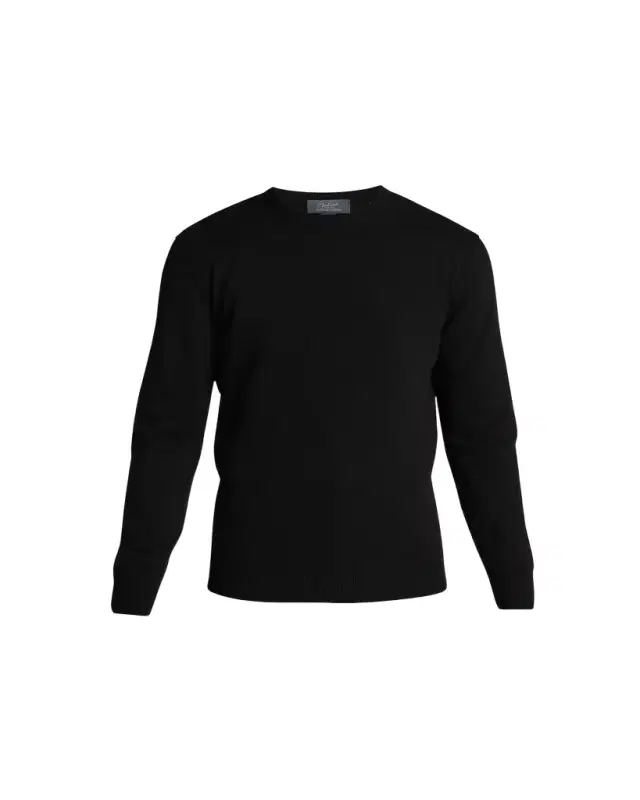 Men's Solid Cashmere Crewneck Sweater