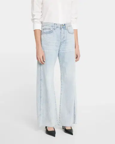 Veronica Beard Taylor Wide-Leg Jeans | Thumbnail 3