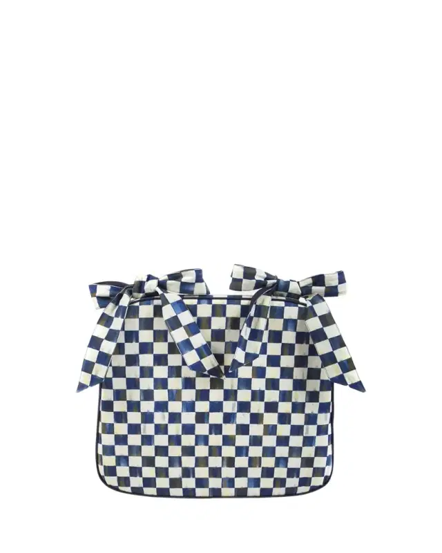 MacKenzie-Childs Royal Check Chair Cushion