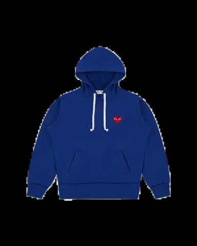 Comme des Garçons Men's Play Heart Pullover Hoodie | Thumbnail 2