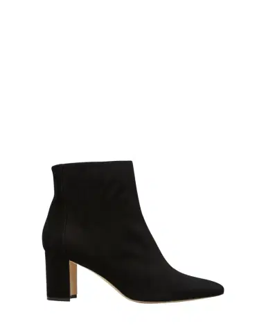 Manolo Blahnik Rosie Suede Zip Ankle Booties | Thumbnail 1