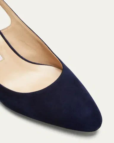 Manolo Blahnik Allurasan Suede Slingback Pumps | Thumbnail 5