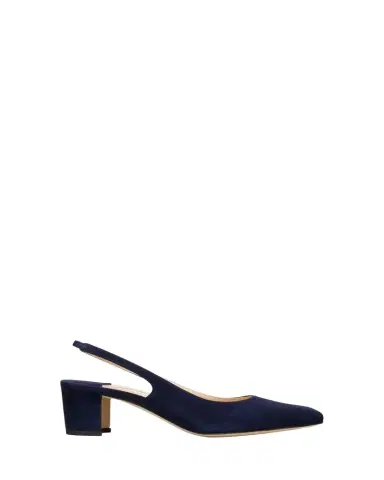 Manolo Blahnik Allurasan Suede Slingback Pumps | Thumbnail 1