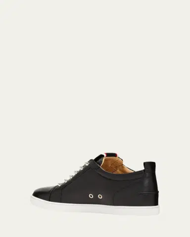 Christian Louboutin Men's F. A.V. Fique A Vontade Spiked Leather Slip-On Sneakers | Thumbnail 4 Christian Louboutin Men's F. A.V. Fique A Vontade Spiked Leather Slip-On Sneakers | Thumbnail 4