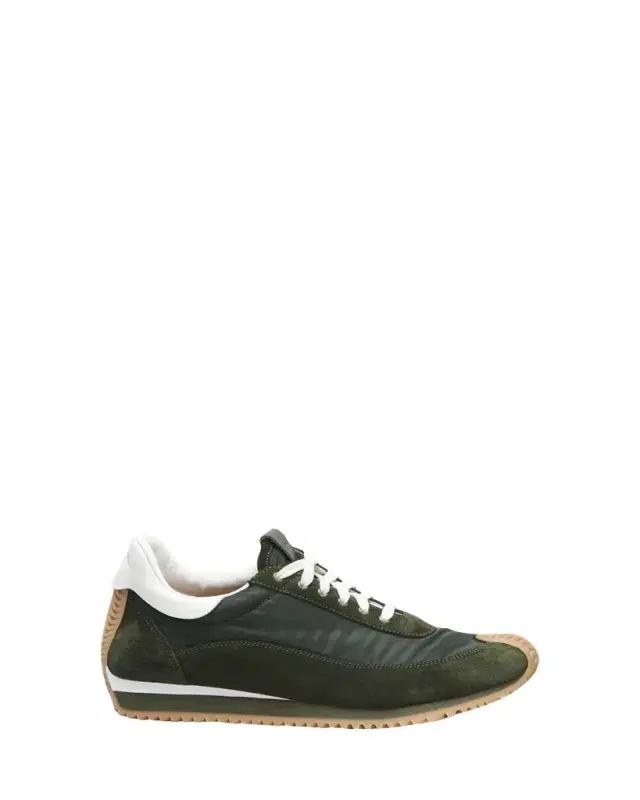 Loewe Flow Runner Suede and Leather Sneakers
