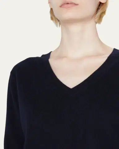 Vince Weekend V-Neck Cashmere Pullover Sweater | Thumbnail 13