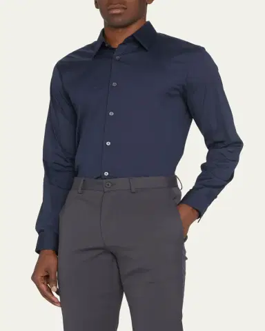 Theory Men's Sylvain Tailored-Fit Sport Shirt | Thumbnail 8 Theory Men's Sylvain Tailored-Fit Sport Shirt | Thumbnail 8