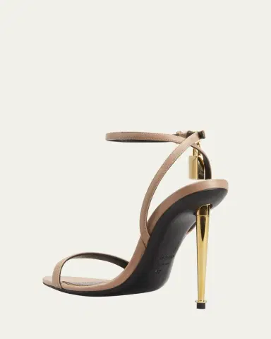 TOM FORD Lock Stiletto Sandals | Thumbnail 8 TOM FORD Lock Stiletto Sandals | Thumbnail 8