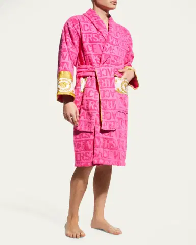 Versace Unisex Barocco Sleeve Robe | Thumbnail 6