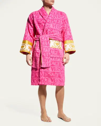 Versace Unisex Barocco Sleeve Robe | Thumbnail 8