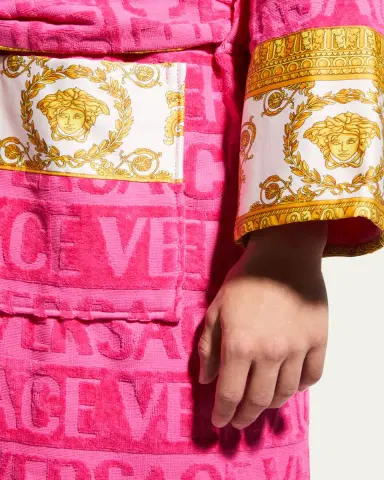 Versace Unisex Barocco Sleeve Robe | Thumbnail 9