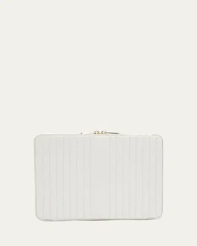 Wolf Maria Rectangle Quilted Zip Jewelry Case | Thumbnail 2