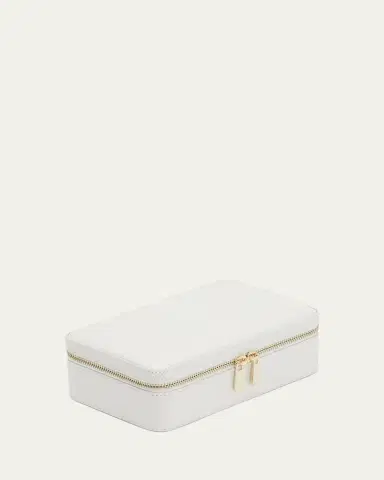 Wolf Maria Rectangle Quilted Zip Jewelry Case | Thumbnail 3