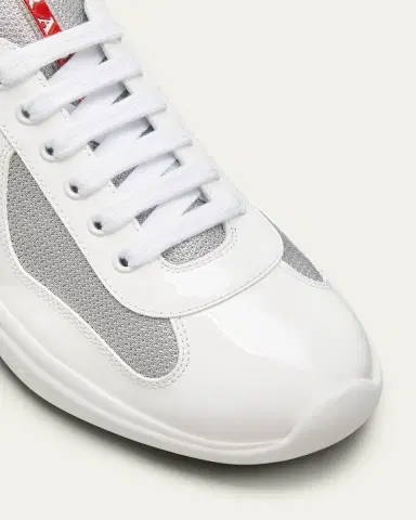 Prada Men's America's Cup Patent Leather Sneakers | Thumbnail 5 Prada Men's America's Cup Patent Leather Sneakers | Thumbnail 5