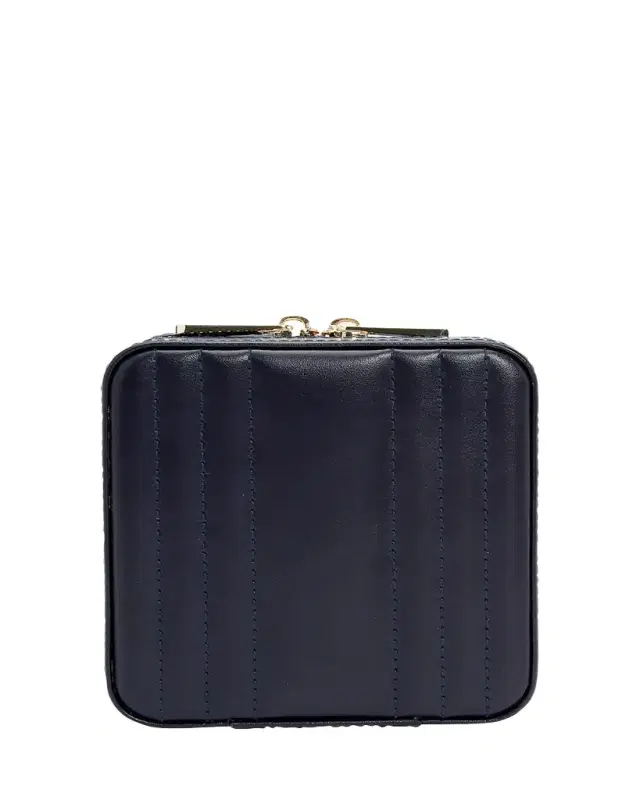 WOLF Maria Square Quilted Zip Jewelry Case
